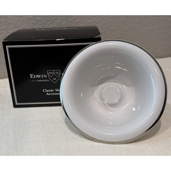 Edwin Jagger Ivory Porcelain Shaving Bowl NEW - Picture 2 of 3